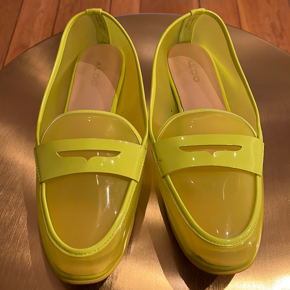 Aldo Neon Plastic Loafters